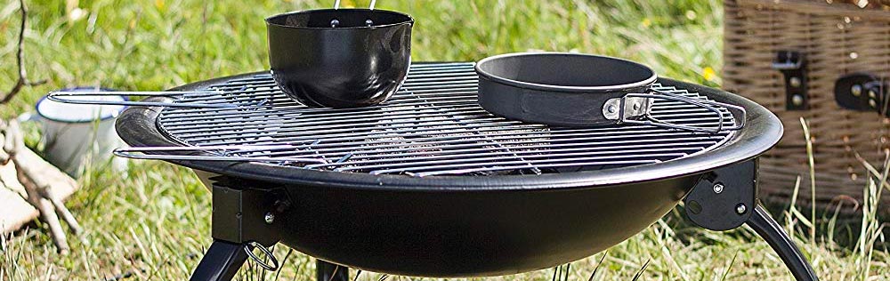 Yahpetes Portable Charcoal Grill for Outdoor Grilling 