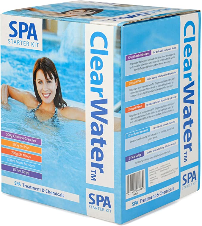 Clearwater CH0018 Lay-Z-Spa Chemical Starter Kit for Hot Tub and Spa Water Treatment