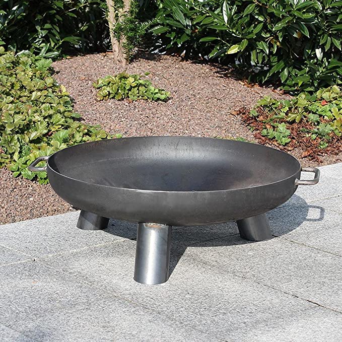 Fire Pit DAYTONA Steel, Fire Bowl, Round Fire Pit, Brazier for Garden, Patio and Outdoor