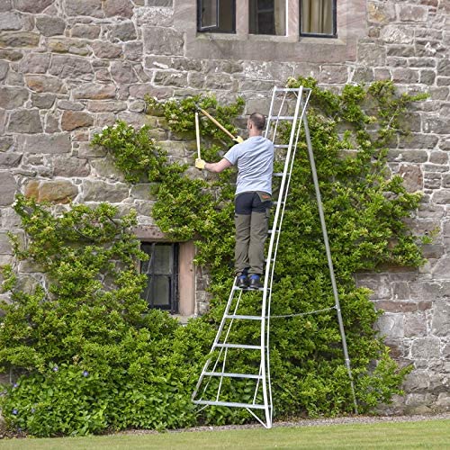 Hendon Standard Tripod Ladder GMF240, 2.4m (7.9ft), 8 Tread, Aluminium Lightweight Frame, 1 x Adjustable Leg, Tested to EN131 Energy Class A