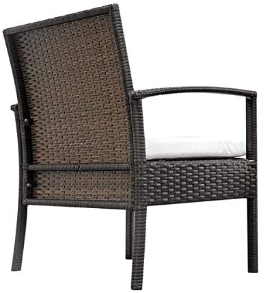 U-Kiss Rattan Garden Furniture Set 3 piece - 2 Armchairs and 1 table