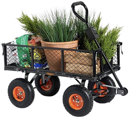 VonHaus Garden Trolley/Cart - 350kg Load Capacity