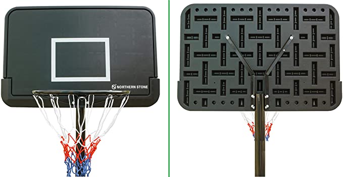 Height Adjustable Basketball Hoop Backboard System Stand Set Best Kids Gift UK 