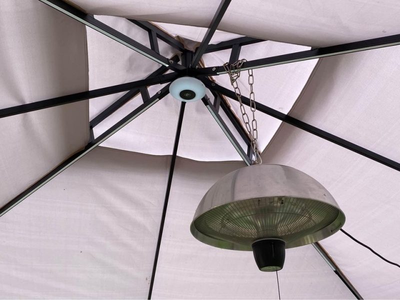 How to heat a gazebo in winter – electric, gas, or propane heater?