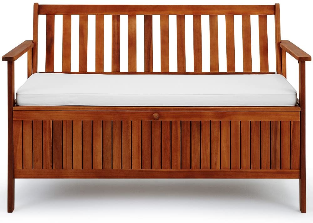 Uk S Best Garden Storage Benches 3 Year, Airwave Wooden Darcy 2 Seater Garden Storage Bench Seat