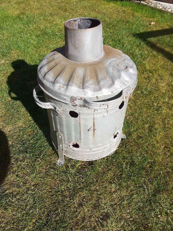 Mini incinerator small 15L Rubbish Waste burning fire bin *Heavy Duty UK Made!* 