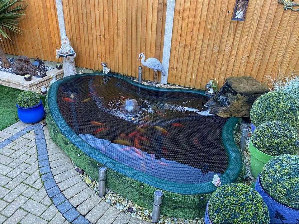 Black 20*20ft Flexible Water Garden Fish Pond Liner Elasticity 0.3mmm Thickness 