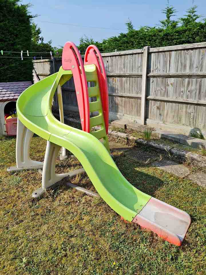 Childrens Garden Slide Large Kids Wavy Outdoor Summer Play Water Toy 8 Ft New 
